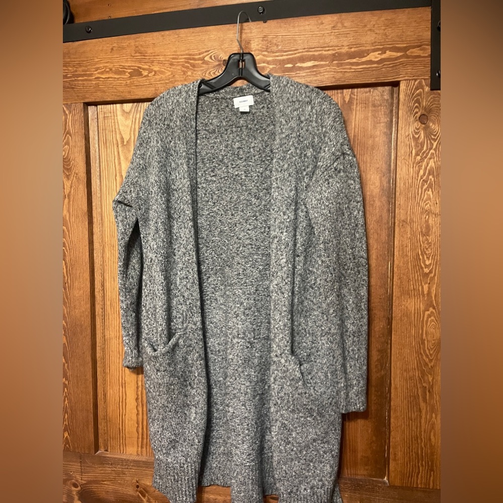 old navy extra long cardigan